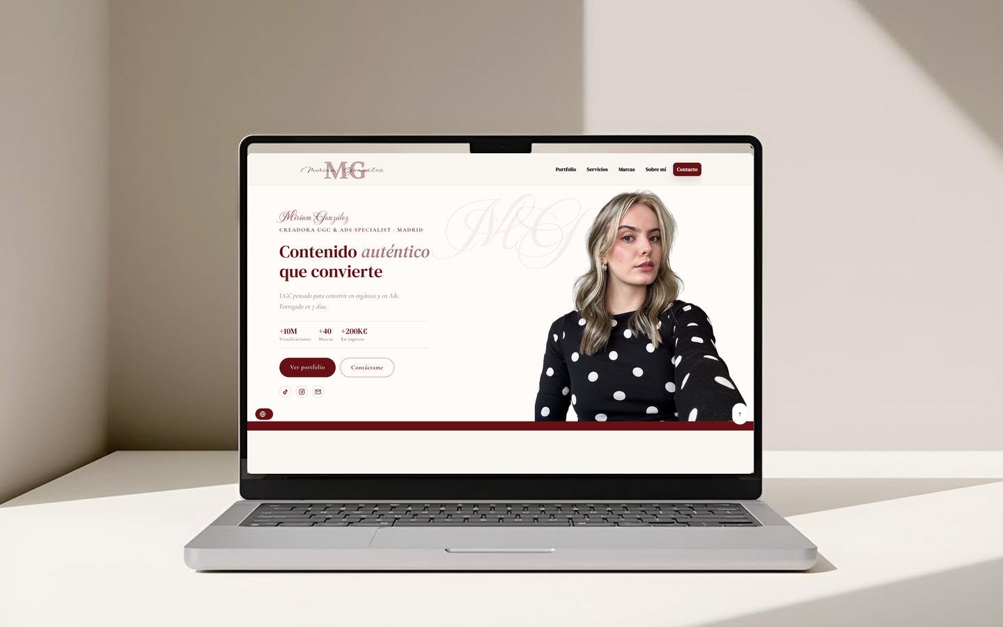 Portfolio UGC a medida - Rosé Creative Agency